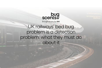 UK railways’ bed bug problem is a detection problem: what they must do about it