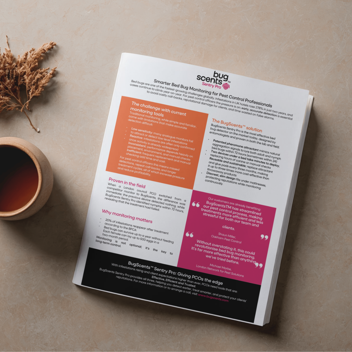 Smarter Bed Bug Monitoring for Pest Control Professionals